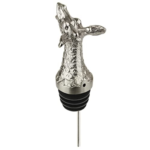  My Pour Head Stainless Steel Animal Wine Pourer Aerator - Giraffe (Other Designs Available)