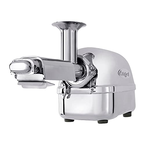  7500 With Soft Fruit Housing Filter, 3HP Grinding Force, 82RPM Cold Press Slow Juicer, SUS-304 Food Grade Steel, 10 Year , AG-7500, Silver, 19 1/2In L X 7 3/4In W H (Assembled)