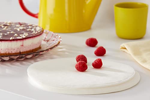 Kitchen Craft Non-Stick Greaseproof Baking Parchment Paper, 20 Cm (8") - Round (Pack Of 100)