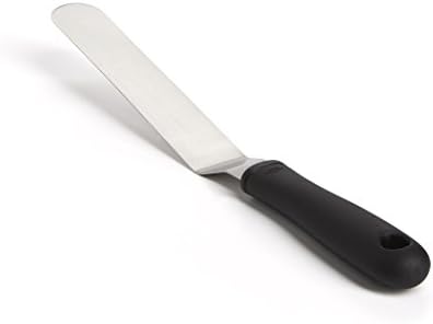 OXO Good Grips Bent Icing Spatula, Black/Silver