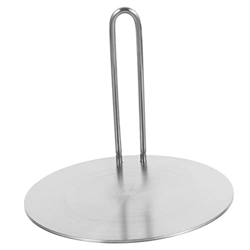  2pcs Induction Cooker Heat Conduction Plate Silver Detachable Thermal Pad