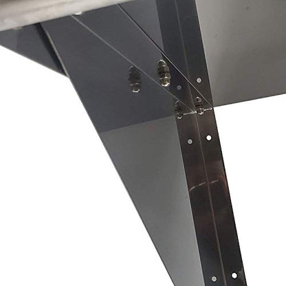  Metal Shelf | Stainless Steel Wall Mount NSF Shelving For Commercial Restaurant, Kitchen, Laundry Room, Food Truck