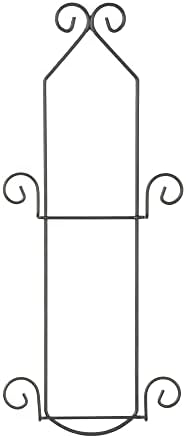  Tripar 2 Tier Vertical Black Plate Rack For Collectible Plates, Plaques, Dishes, & China