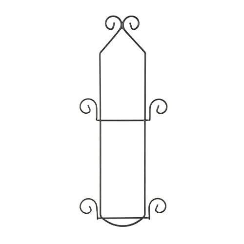  Tripar 2 Tier Vertical Black Plate Rack For Collectible Plates, Plaques, Dishes, & China