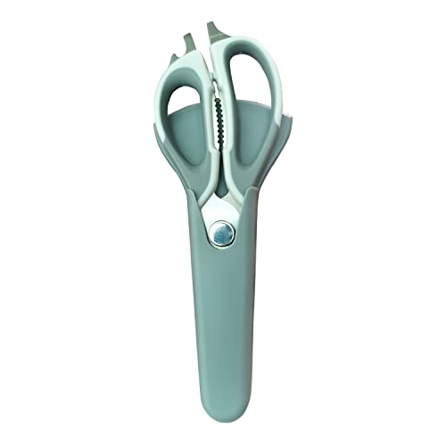  Kitchen Scissors Multipurpose Scissors For Meat, Vegetables & Herbs - Stainless Steel Sharp Utility Food Scissors With Magnetic Sheath Removable Cooking Scissors Chicken(Grey)