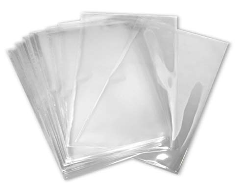  8x12 Inch Odorless, Clear, 100 Guage, PVC Heat Shrink Wrap Bags For Gifts, Packagaing, Homemade DIY Projects, Bath Bombs, Soaps, And Other Merchandise (100 Pack) | MagicWater Supply