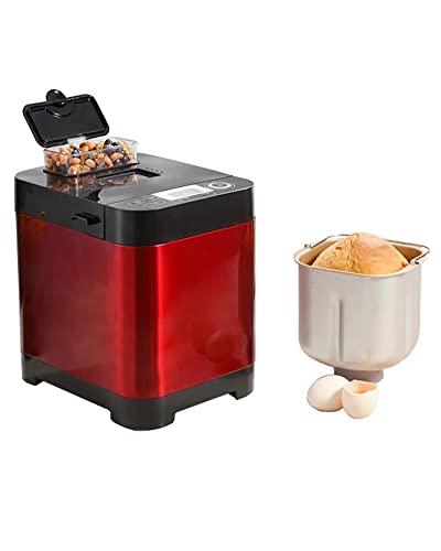  DUNOG Compact Digital Automatic Bread Making Machine Multifunction Cake Toast Baking Maker With Nut Dispenser And 18 Programs 13 Hours Delay Timer
