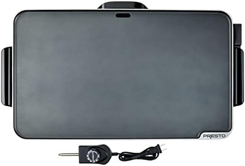 Presto 07072 Slimline Griddle, Black, 22" & 06852 16-Inch Electric Skillet With Glass Cover