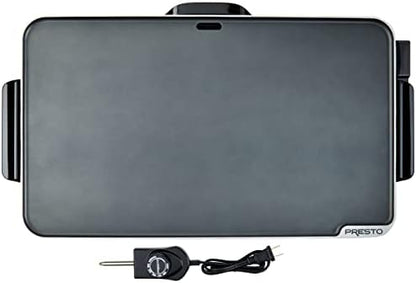Presto 07072 Slimline Griddle, Black, 22" & 06852 16-Inch Electric Skillet With Glass Cover