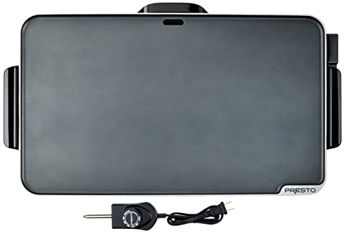 Presto 07072 Slimline Griddle, Black, 22" & 06852 16-Inch Electric Skillet With Glass Cover