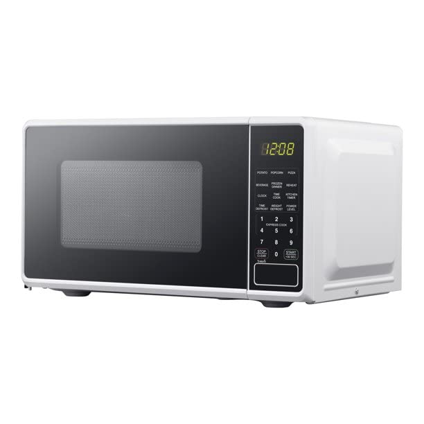 N/A 0.7 Cu Ft Capacity Countertop Microwave Oven, White