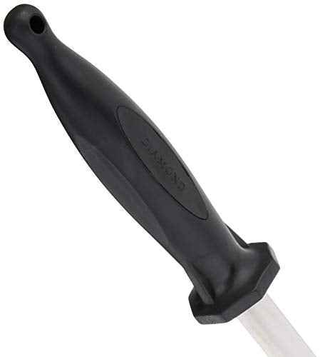  -M15910 Diamond Honing Steel, 10 Inch,Black