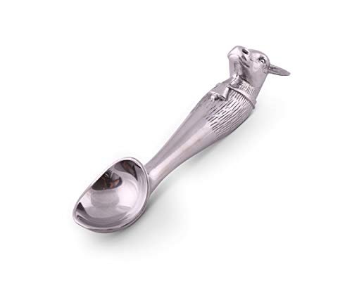  Designs Aluminum Cow Ice Cream Scoop 10 Inch Long