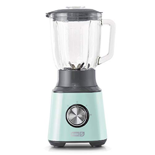 Dash Ash Stand Mixer (Electric Everyday Use): 6 Speed & Quest Countertop Blender 1.5L With Stainless Steel Blades For Coffee Drinks, Deserts, Frozen Cocktails, Purées, Shakes, Soups - Aqua