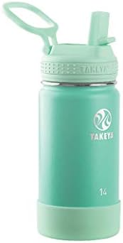  Actives Kids Insulated Stainless Steel Water Bottle With Straw Lid, 16 Ounce, Lilac/Ultra Violet