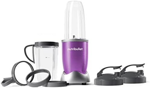 NutriBullet Pro - 13-Piece High-Speed Blender/Mixer System With Hardcover Recipe Book Included (900 Watts) Champagne, Standard