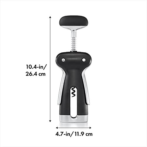OXO SteeL Winged Corkscrew With Removable Foil Cutter & SteeL Stainless Steel Bottle And Can Opener