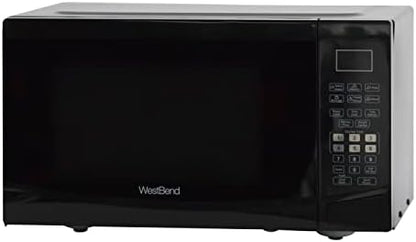  MW92S Microwave Oven 900-Watts Compact With 6 Pre Cooking Settings, Speed Defrost, Electronic Control Panel And Glass Turntable, Metallic