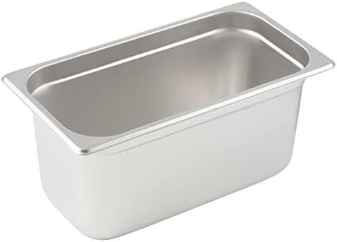  Anti-Jam 1/3 Size Pan, 4-Inch, Stainless Steel