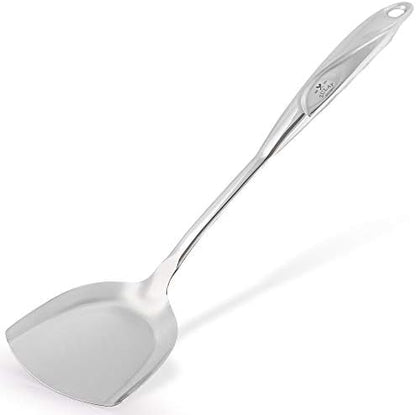  14 Inch Carving Fork For Meat - Stainless Steel Meat Fork Carving With Comfortable Handle - One Piece Serving Fork Utensil For Chicken, Steak, Turkey, And More
