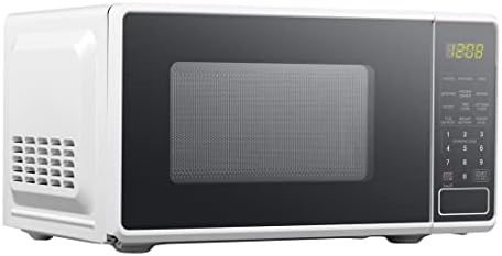  Icrowave Perfect For Home Kitchen Cooking Food Instant Hot - 0.7 Cubic Feet, 700W Power, LED Display (Color : White)