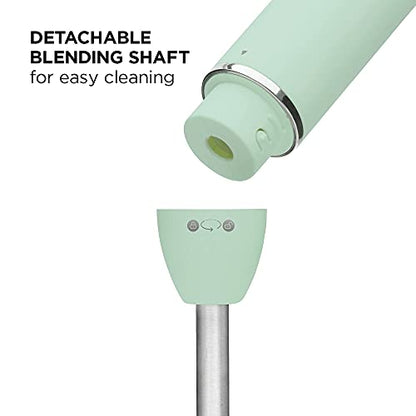  Immersion Stick Hand Blender With Stainless Steel Blades, Powerful Electric Ice Crushing 2-Speed Control Handheld Food Mixer, Purees, Smoothies, Shakes, Sauces & Soups, Sage
