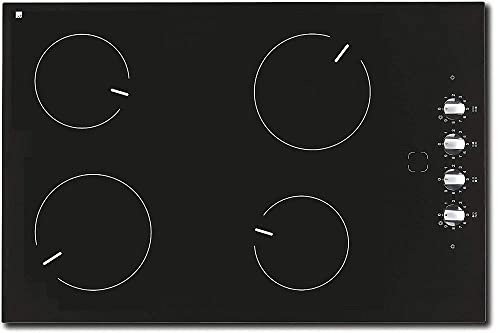  Wood 4 Burner 30" Electric Cooktop, EC4-60