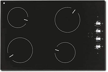  Wood 4 Burner 30" Electric Cooktop, EC4-60