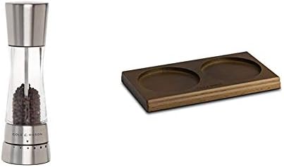 Cole & Mason OLE & MASON Derwent Salt Grinder - Stainless Steel Mill Includes Gourmet Precision Mechanism And Premium Sea Salt