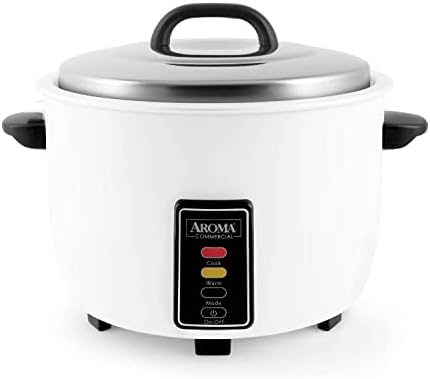  Aroma Housewares 60-Cup (Cooked) (30-Cup UNCOOKED) Commercial Rice Cooker (ARC-1033E),White