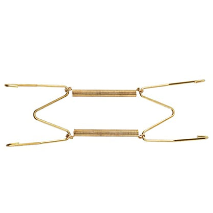  Lodokdre 20 Pieces 6 Inch Invisible Plate Hangers Wall Plate Hangers Brass Wire Plate Holders With 20 Pieces Wall Hooks