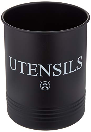  Utensil Holder Large Crocks Kitchen (black)