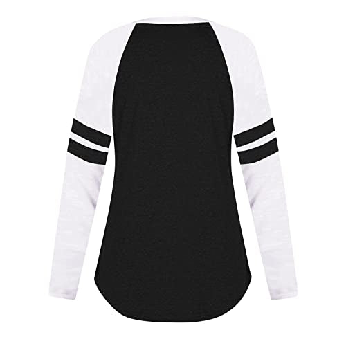 Pullover Sweatshirts For Women Fall Plus Size Sweatshirts Long Sleeve Christmas Print Crew Neck Pullover Top Streetwear