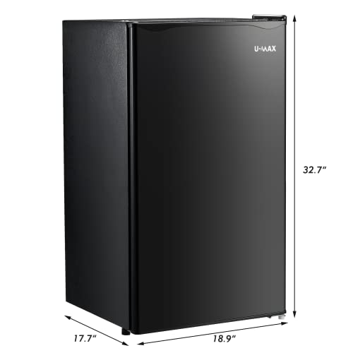  Compact Refrigerator Energy Star Single Door Fridge Mini Fridge With Freezer, 3.2 Cu.Ft ，Portable Reversible Refrigerator，Super Quiet, Small Refrigerator For Dorm, Bedroom