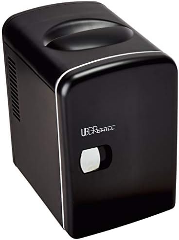  B-CH1-MB, Skin Care, Beauty, Makeup, Cosmetics Storage | Skincare Bedroom | Portable Mini Fridge Cooler And Warmer, 4L, Blackout Matte Black