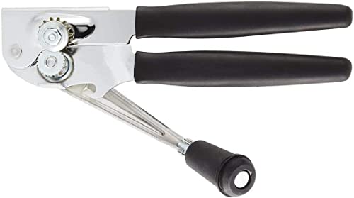  Commercial Can Opener Manual Heavy Duty - Easy To Use With Comfortable Easy Crank Handle - Swing Grip Design, Hand Can Opener, Includes Built In Bottle Opener