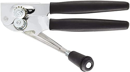  Commercial Can Opener Manual Heavy Duty - Easy To Use With Comfortable Easy Crank Handle - Swing Grip Design, Hand Can Opener, Includes Built In Bottle Opener