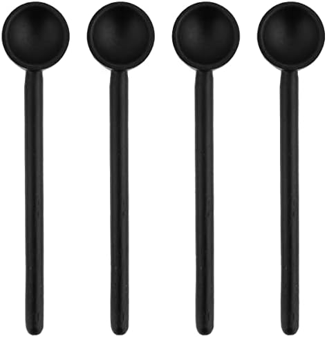 Karma Long Handle Tasting Spoons Set - Long Handle Spoons For Cooking - Wood Kitchen Utensils - Wood - Set Of 4