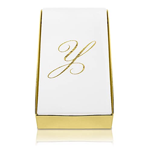  Isposable Hand Towels For Bathroom - Guest Bathroom Essentials -Bathroom Paper Towels - Monogrammed Disposable Napkins - Wedding Napkins In Paper Towel Tray (Silver, M)