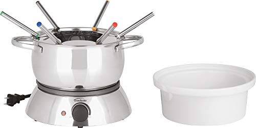  Trudeau Alto 3-in-1 Electric Fondue Set, 81 Ounce, Silver