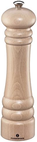 Zassenhaus Berlin Salt Grinder Mill, 4.7-Inch, Dark Stained