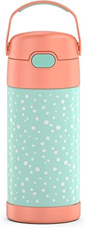Thermos FUNTAINER 12 Ounce Stainless Steel Kids Bottle, Pastels