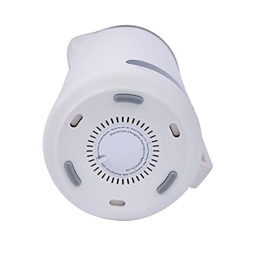  Soymilk Maker - 350ml/11oz Juicer Soy Milk Machine With Stainless Steel And Blade, Timing, Water Level Line, Multi Cooker Mixer For Rice Cereal Boiling, Automatic Heating & Cleaning, US Plug 110V (White)