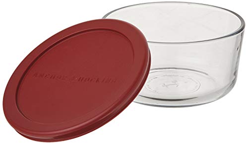  4 Cup Food Storage Containers With Red Lids (3)