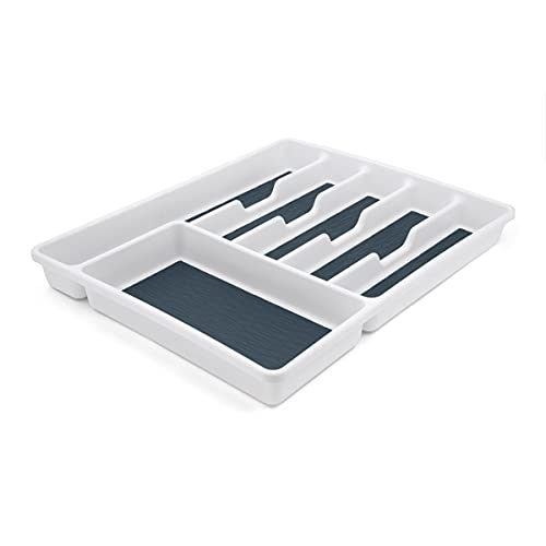  Basics 6 Compartment Drawer Organizer, Star Blue