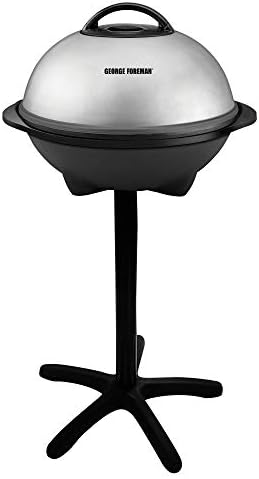  Indoor/Outdoor Electric Grill, 15-Serving, Black