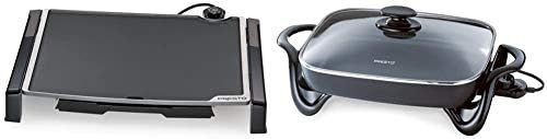 Presto 07073 Electric Tilt-N-fold Griddle, 19", Black