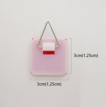  1.25 Inch Invisible Adhesive Plate Hanger Set Vertical Plate Holders For The Wall (10 Pack)