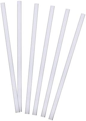 Tervis Tumbler Reusable Straight Straws BPA Free-Dishwasher Safe-6 Pack, 10", Clear