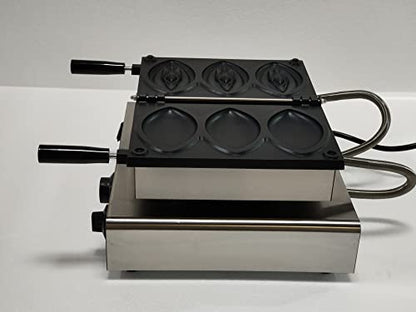  Commercial Strange Shape Waffle Machine,Iron Stick Baking Machine,Hot Dog Sausage Grill Baker,Waffle Snacks Maker For Restaurant,Street Food, Food Carts, Bars, Party And Dessert Shops